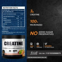AS IT IS AS-IT-IS ATOM Creatine Monohydrate 250g - 80 Servings - Fruit Punch