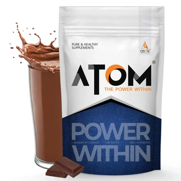 AS-IT-IS ATOM Weight Gainer - 1 Kg - Double Rich Chocolate