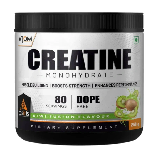 AS IT IS AS-IT-IS ATOM Creatine Monohydrate 250g - 80 Servings - Kiwi Fusion
