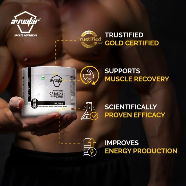 Avvatar Creatine Monohydrate - 33 Servings - Unflavoured