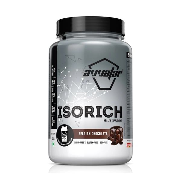 Avvatar Isorich Protein, 1 Kg - Belgian Chocolate