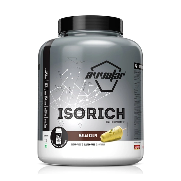 Avvatar Isorich Whey Protein Isolate 2Kg - Belgian Chocolate