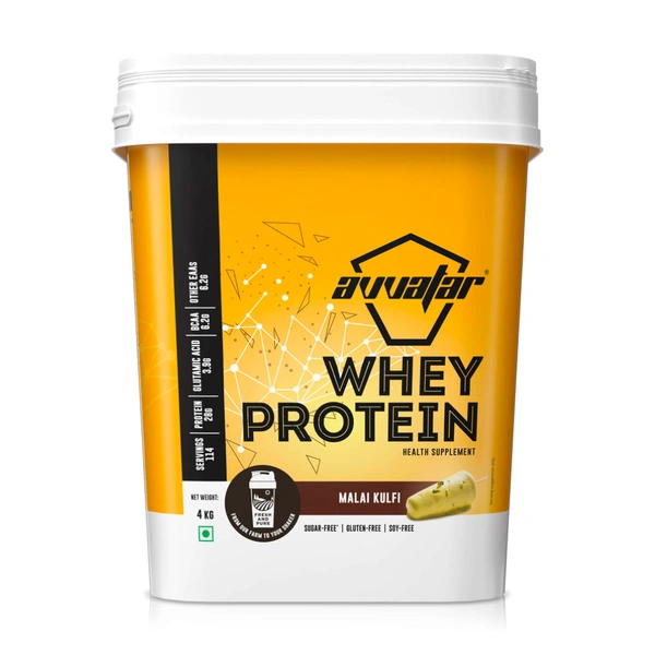 Avvatar Whey Protein – 4KG  - Malai Kulfi