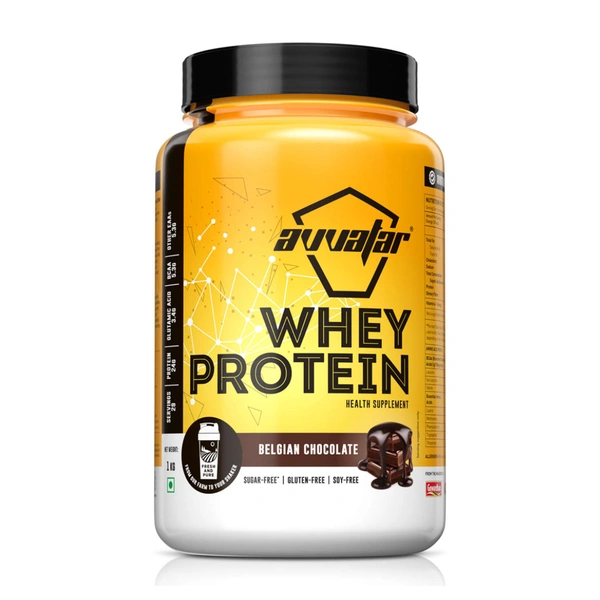 Avvatar Whey Protein – 1KG - Belgian Chocolate