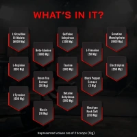 Big Muscles Nutrition Freak Pre-Workout, 30 Servings - Sex On The Beach