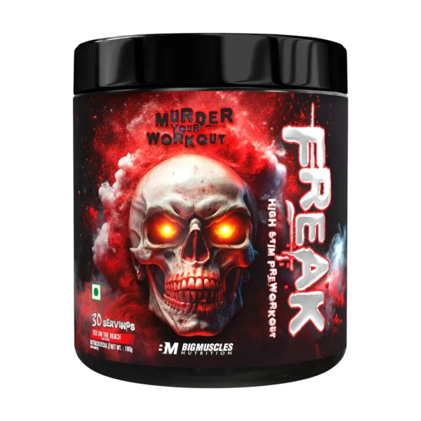 Big Muscles Nutrition Freak Pre-Workout, 30 Servings - Sex On The Beach