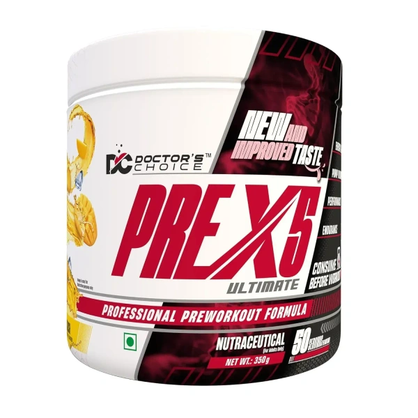 Doctor's Choice PRE-X5 Ultimate Professional Pre-Workout Formula 50 Servings - Mango Smash
