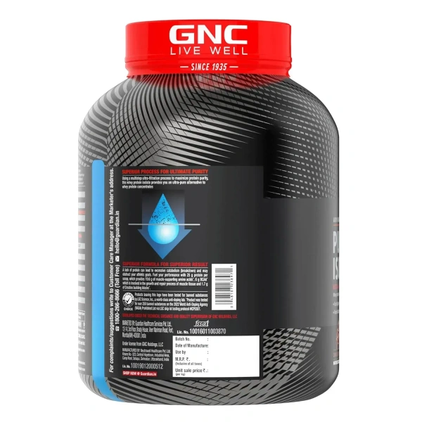 GNC AMP Pure Isolate - 4 Lbs - Chocolate Frosting