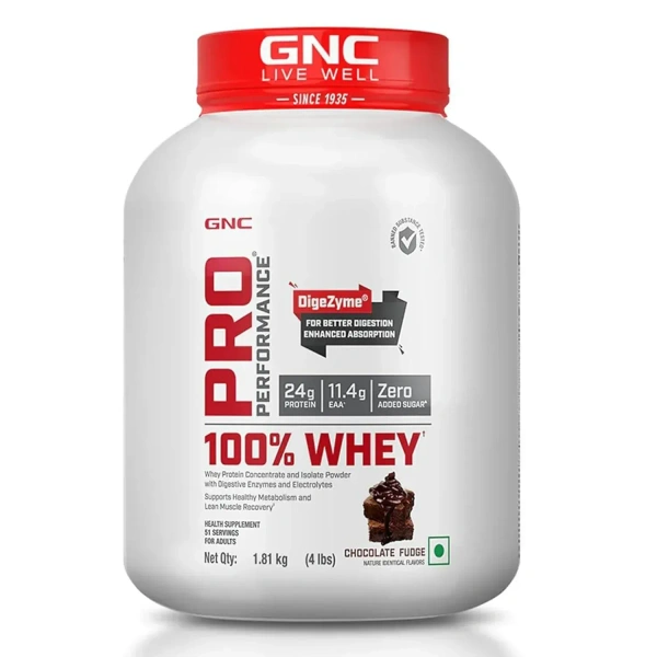 GNC Pro Performance 100% Whey Protein - 4 Lbs - Mava Kulfi