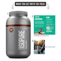 Isopure Low Carb 100% Whey Protein Isolate - 4.4 Lbs - Creamy Vanilla