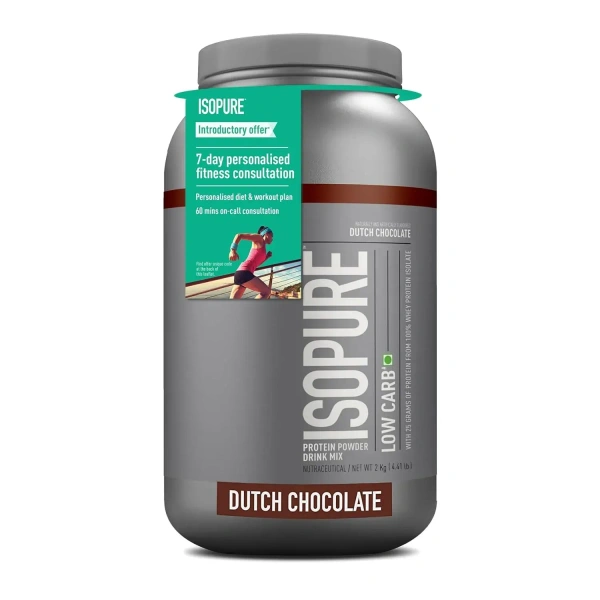Isopure Low Carb 100% Whey Protein Isolate - 4.4 Lbs - Creamy Vanilla