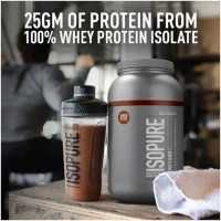 Isopure Low Carb 100% Whey Protein Isolate -2.2 Lbs ( 1 kg ) - Dutch Chocolate