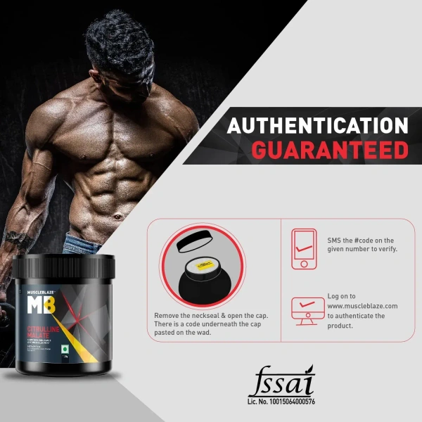 Muscle Blaze MuscleBlaze Citrulline Malate - 100 Gms - Unflavoured