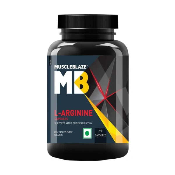 Muscle Blaze MuscleBlaze L-Arginine, 90 Capsules - Unflavoured