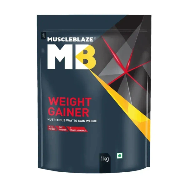 MuscleBlaze Weight Gainer with Added Digezyme, 2.2 Lbs - Chocolate