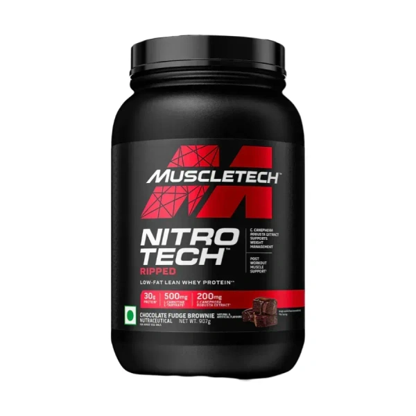 MuscleTech Muscletech Nitro-Tech Ripped 2 Lbs - Chocolate Fudge Brownie