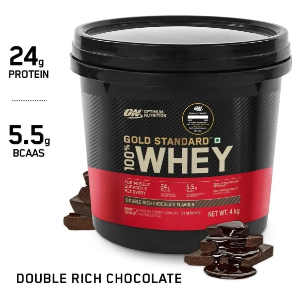 Optimum Nutrition (ON) Gold Standard 100% Whey 8.8 Lbs - Vanilla Ice Cream