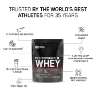 Optimum Nutrition (ON) Performance Whey Protein Powder , 1 kg - Chocolate Milkshake