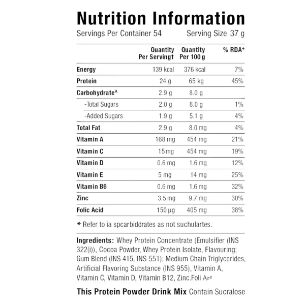 Optimum Nutrition (ON) Performance Whey Protein Powder, 4.4 Lbs - Chocolate Milkshake