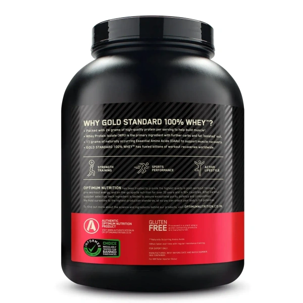 Optimum Nutrition (ON) Gold Standard 100% Whey 5 Lbs (Imported) - Cookies & Cream