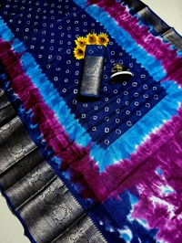 Dola Saree - Black, Free Size
