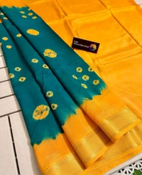 Sloka Dola Silk Saree - Red, Free Size
