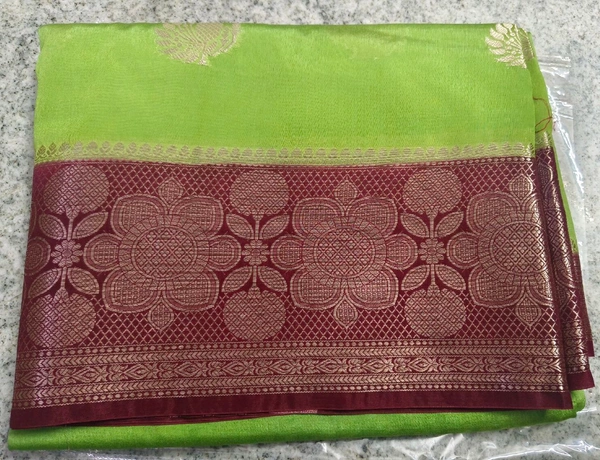 Sloka Green mango Sarees