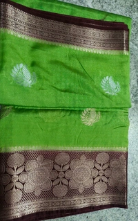 Sloka Green mango Sarees