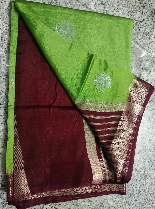 Sloka Green mango Sarees