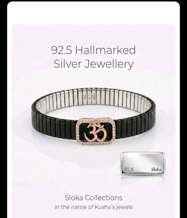Stone Om Bracelet 