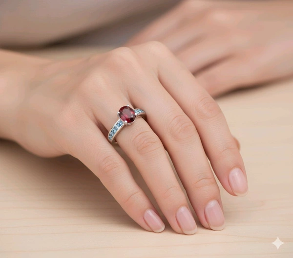 Red Sapphire Ring