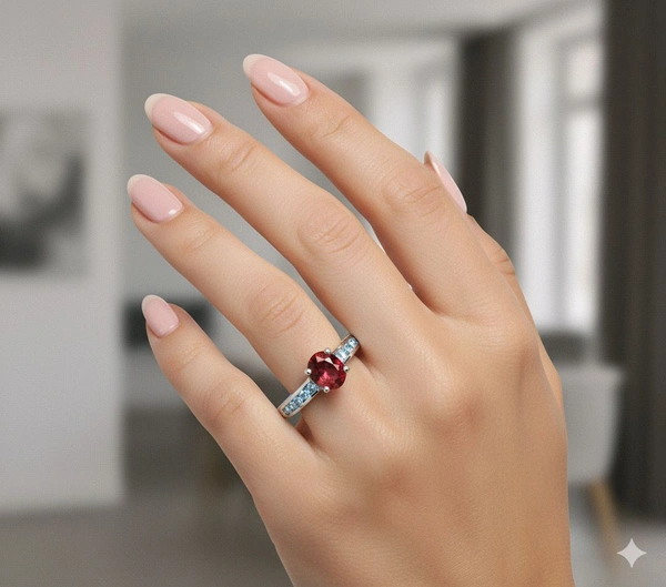 Red Sapphire Ring