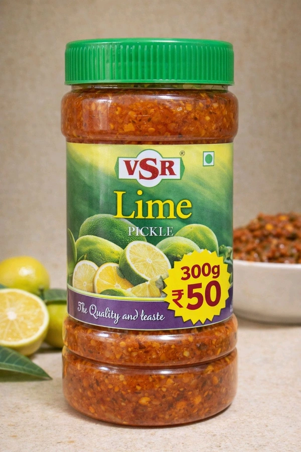 VSR LIME PICKLE 300 GRAM MRP 50