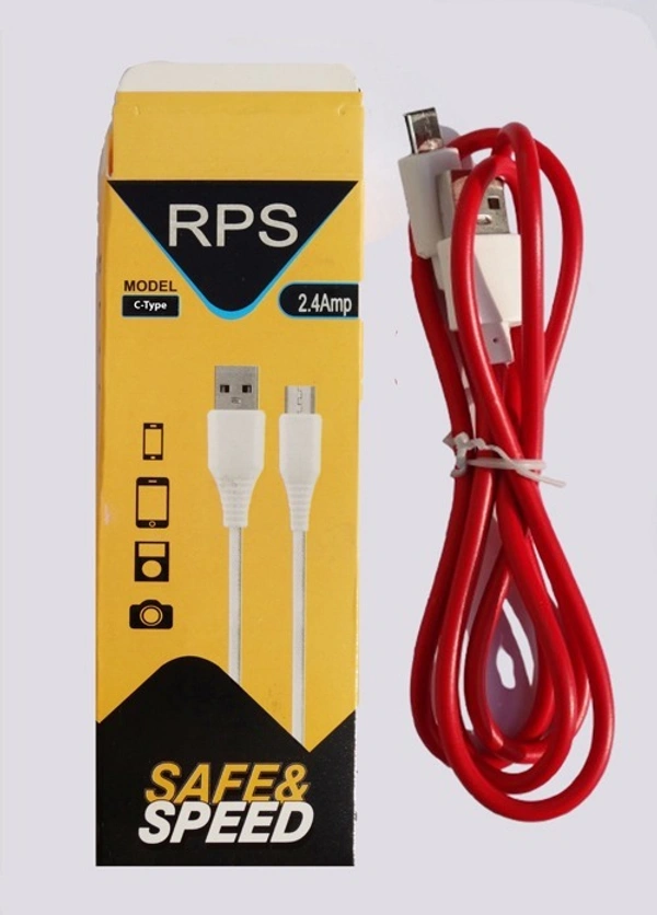 Data cable C Type 2.4A.  Fast charging supported all mobiles up to 20W