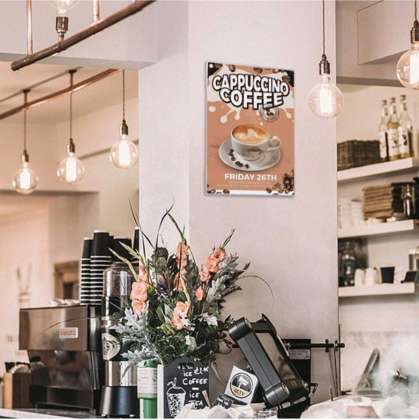 Elegant Creations 2 Pack Acrylic Wall mount Sign Holder 8.5 x 11.8 Inches with Double sided Adhesive Tape, Clear Picture Paper Frames Holder for Home, Office, Store, Restaurant Horizontal