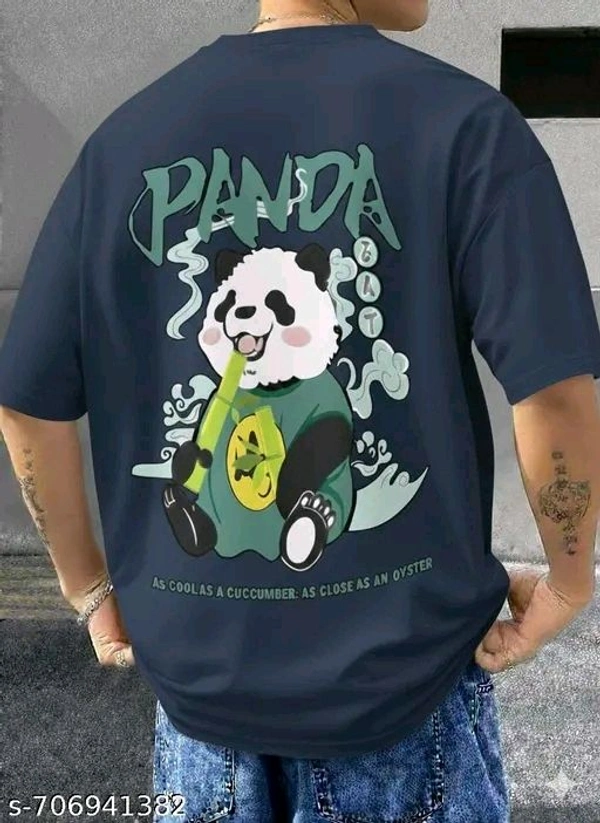 Panda Men Oversized T Shirt 