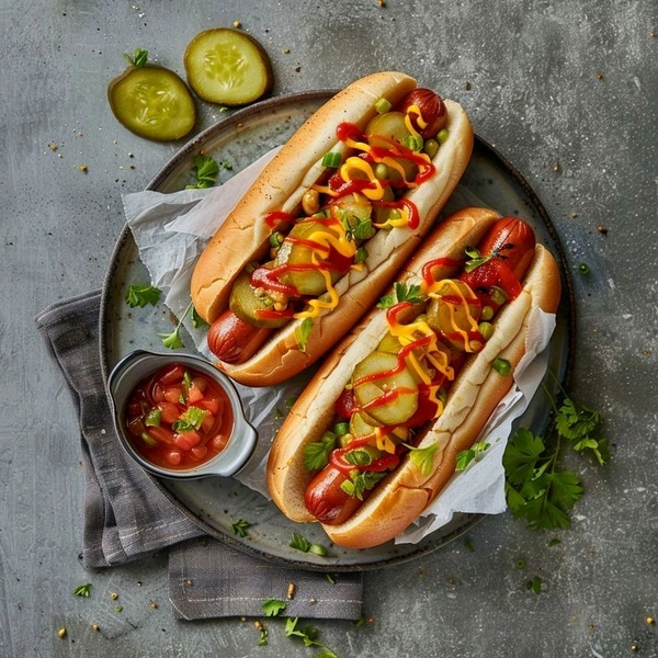Veg Hotdog