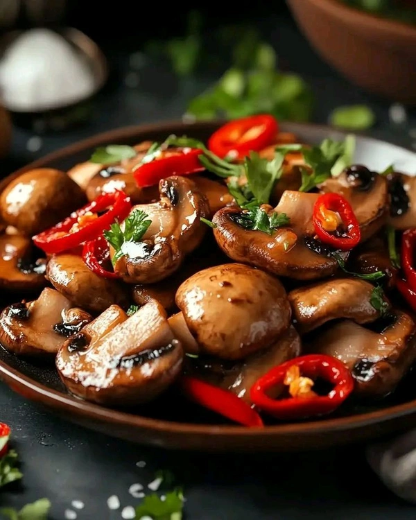 chilly mushroom - half