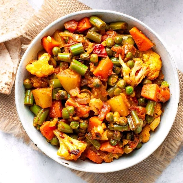 mixed veg - half