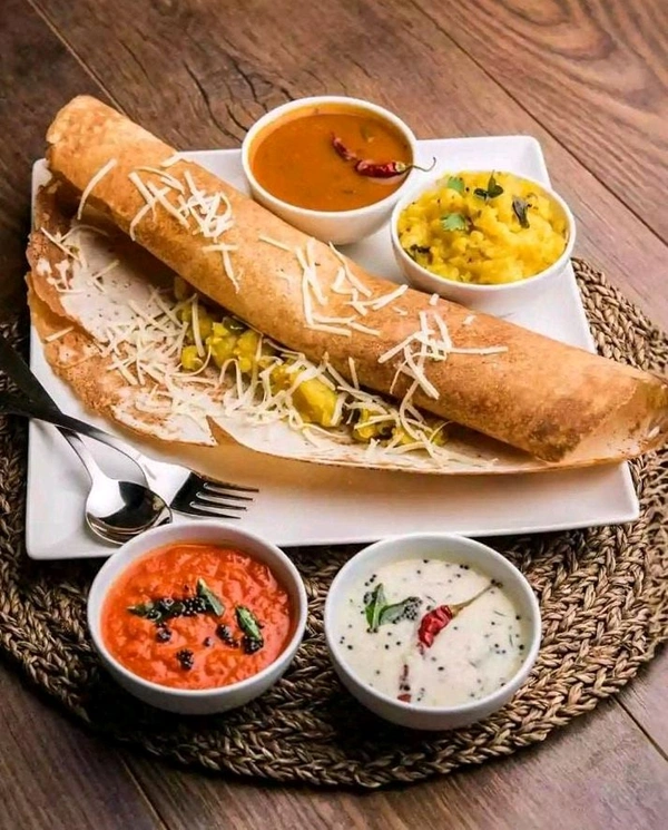 Butter Paneer Masala Dosa