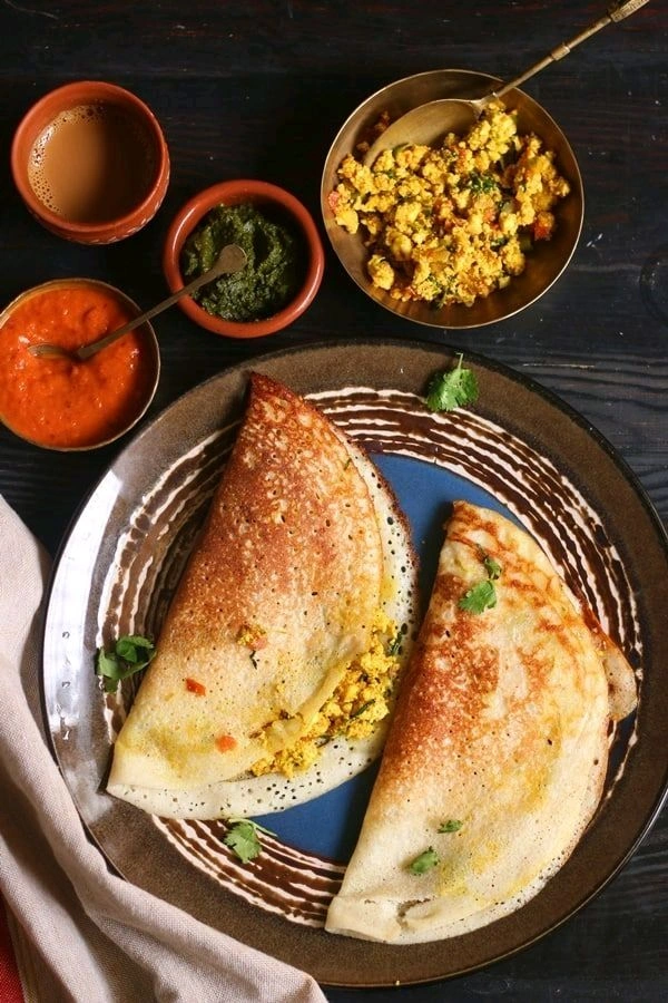 Butter chesse paneer masala Dosa