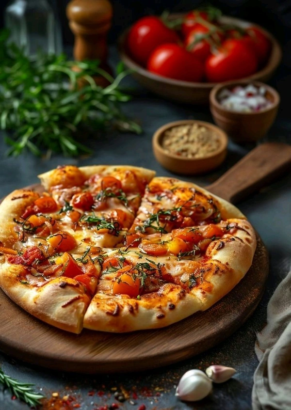 Tamato chesse pizza