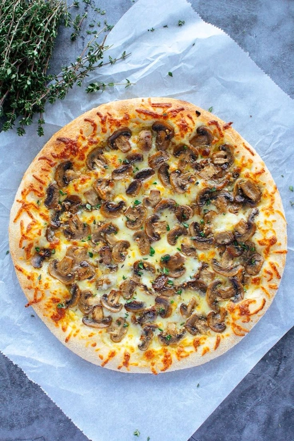 mashroom corn cheese pizza - small