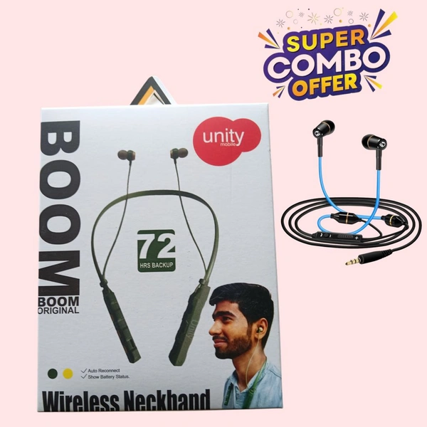 BOOM Neckband Bluetooth Wireless 