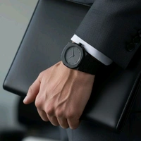 ELYSIAN Elysian Axis of End Edition Men’s Analog Watch | Black Metallic Body with Semi-Metallic Band, Devil-Look Design for Bold Style - Black, Wrist Size