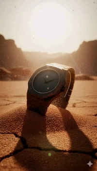 ELYSIAN Elysian Axis of End Edition Men’s Analog Watch | Black Metallic Body with Semi-Metallic Band, Devil-Look Design for Bold Style - Black, Wrist Size