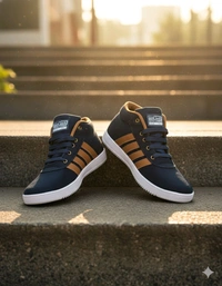 Elysian: Urban Step Casual Shoes | Stylish & Comfortable Footwear for Men - Navy Blue, 6-ind