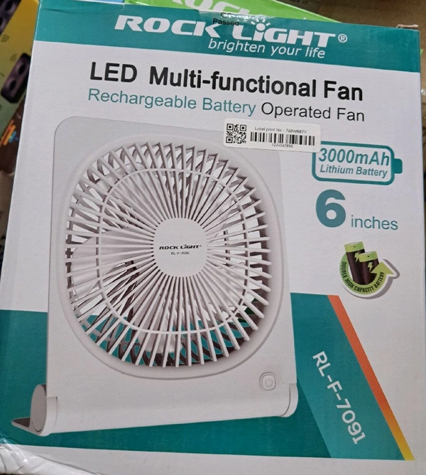 Rock Light, LED Multi Fanctional Fan RL- F-7091