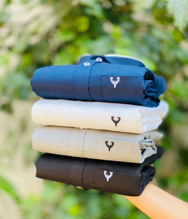 Allen Plain Shirts For Men - 4 Pc Combo Stylish & Comfortable - XL-42