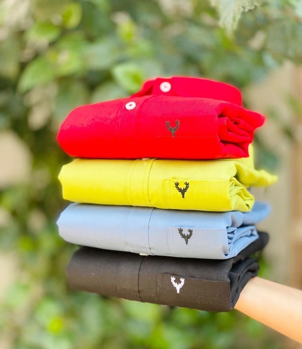 Allen Plain Shirts For Men - 4 Pc Combo Stylish & Comfortable - L-40